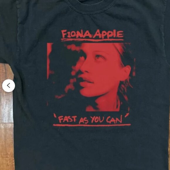 Fiona Apple Fast As You Can On Tour T-Shirt, Fast As You Can T-Shirt - Picture 2 of 4